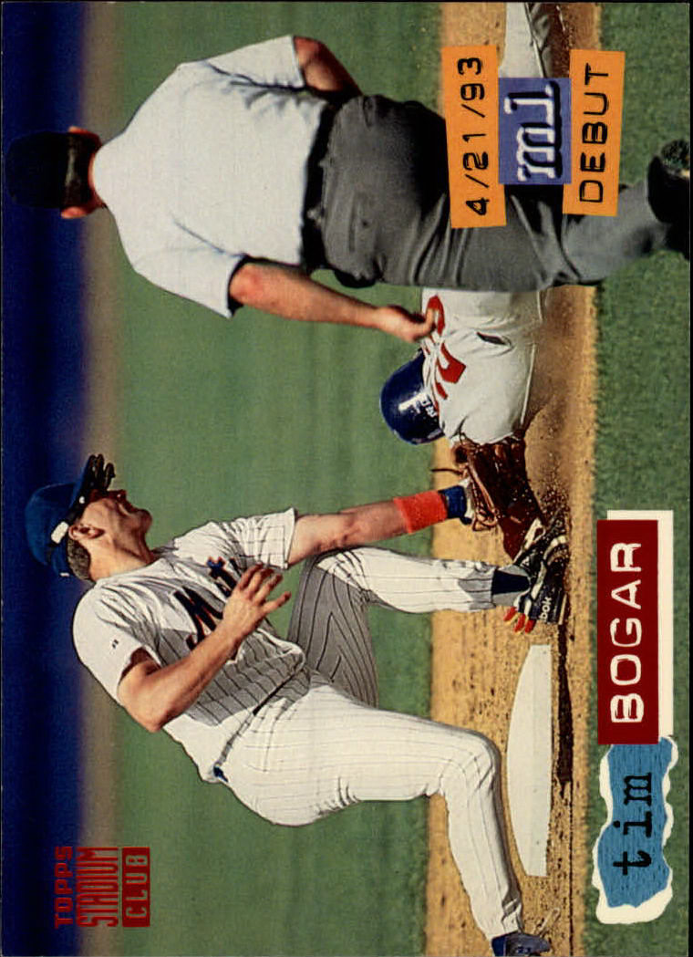 1994 Stadium Club Baseball Part 1 Main Set Card #1-250 - Picture 340 of 501