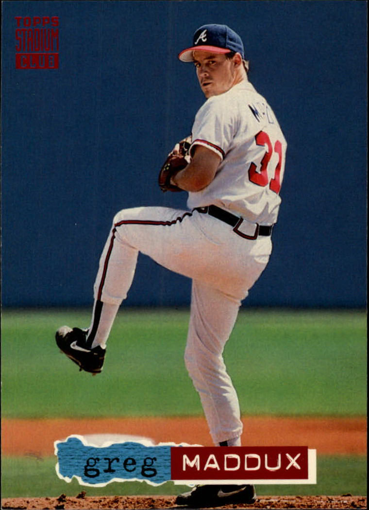 1994 Stadium Club #544 Greg Maddux