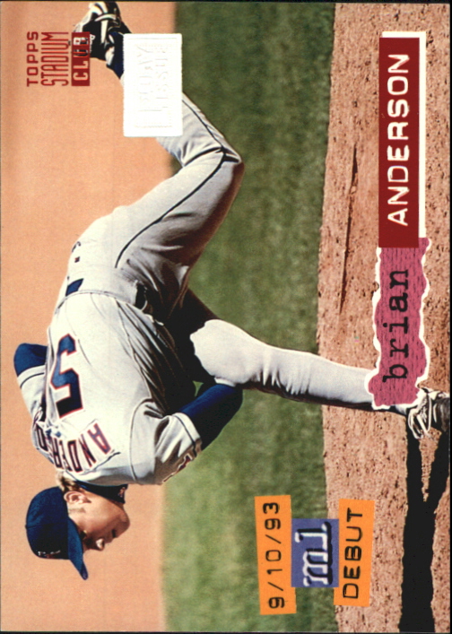 1994 Stadium Club First Day Issue #571 Brian Anderson