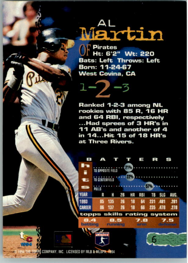 A1081- 1994 Stadium Club Golden Rainbow BB 1-250 -You Pick- 15+ FREE US SHIP - Picture 11 of 487