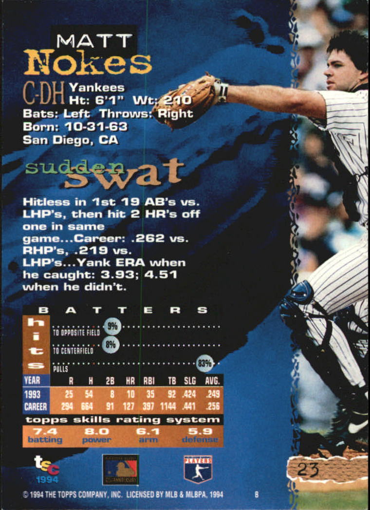 A1081- 1994 Stadium Club Golden Rainbow BB 1-250 -You Pick- 15+ FREE US SHIP - Picture 45 of 487