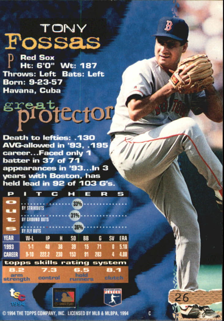 A1081- 1994 Stadium Club Golden Rainbow BB 1-250 -You Pick- 15+ FREE US SHIP - Picture 49 of 487