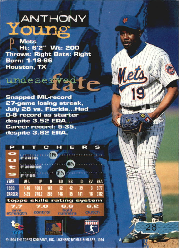 A1081- 1994 Stadium Club Golden Rainbow BB 1-250 -You Pick- 15+ FREE US SHIP - Picture 53 of 487