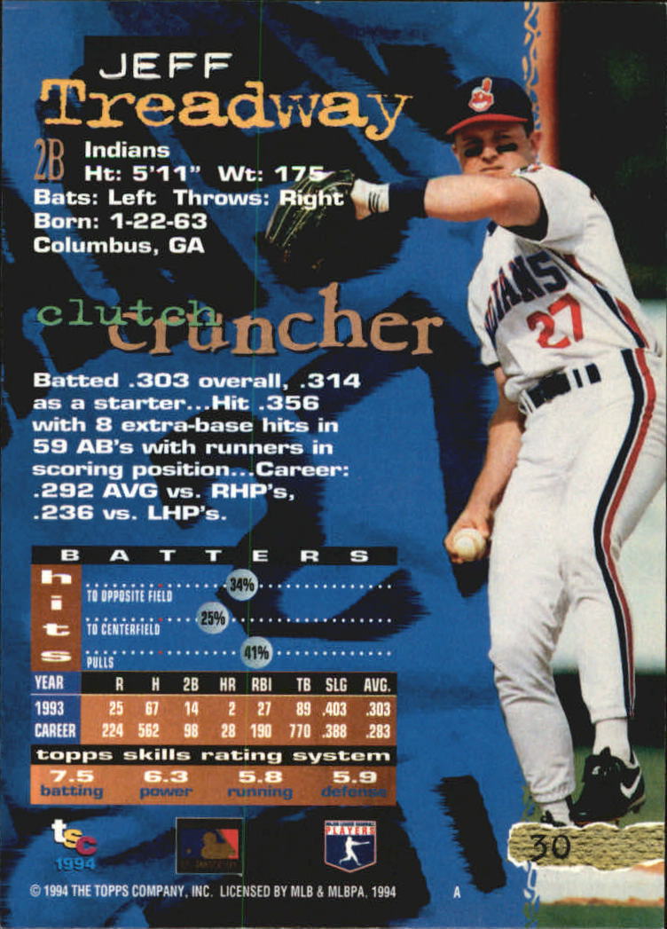 A1081- 1994 Stadium Club Golden Rainbow BB 1-250 -You Pick- 15+ FREE US SHIP - Picture 57 of 487