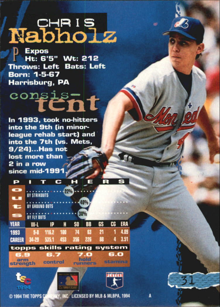 A1081- 1994 Stadium Club Golden Rainbow BB 1-250 -You Pick- 15+ FREE US SHIP - Picture 59 of 487