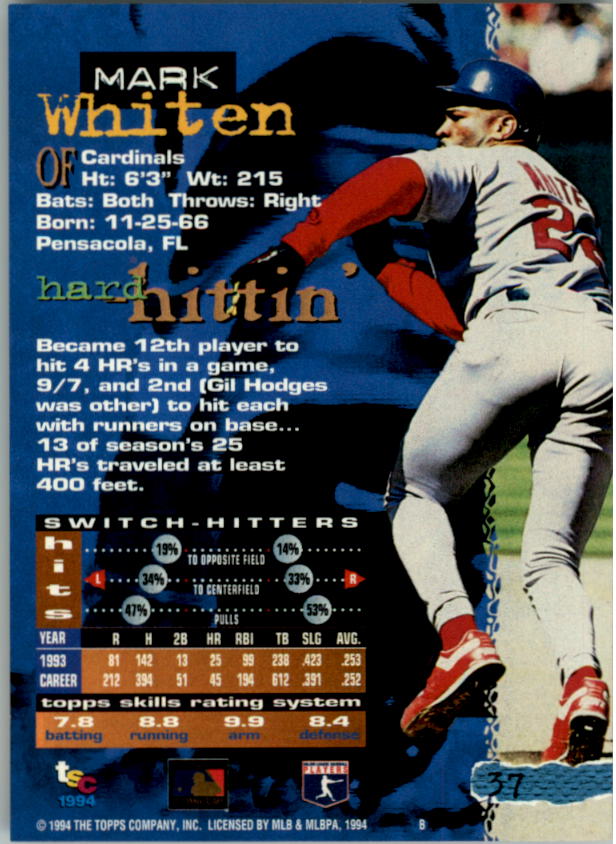 A1081- 1994 Stadium Club Golden Rainbow BB 1-250 -You Pick- 15+ FREE US SHIP - Picture 69 of 487