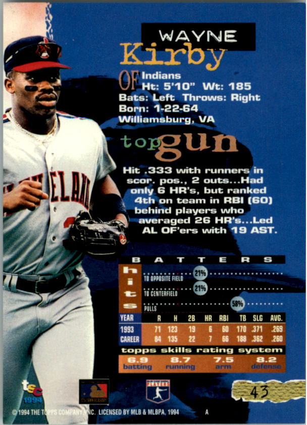 A1081- 1994 Stadium Club Golden Rainbow BB 1-250 -You Pick- 15+ FREE US SHIP - Picture 81 of 487