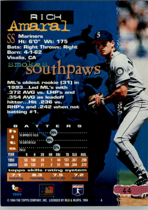 A1081- 1994 Stadium Club Golden Rainbow BB 1-250 -You Pick- 15+ FREE US SHIP - Picture 83 of 487