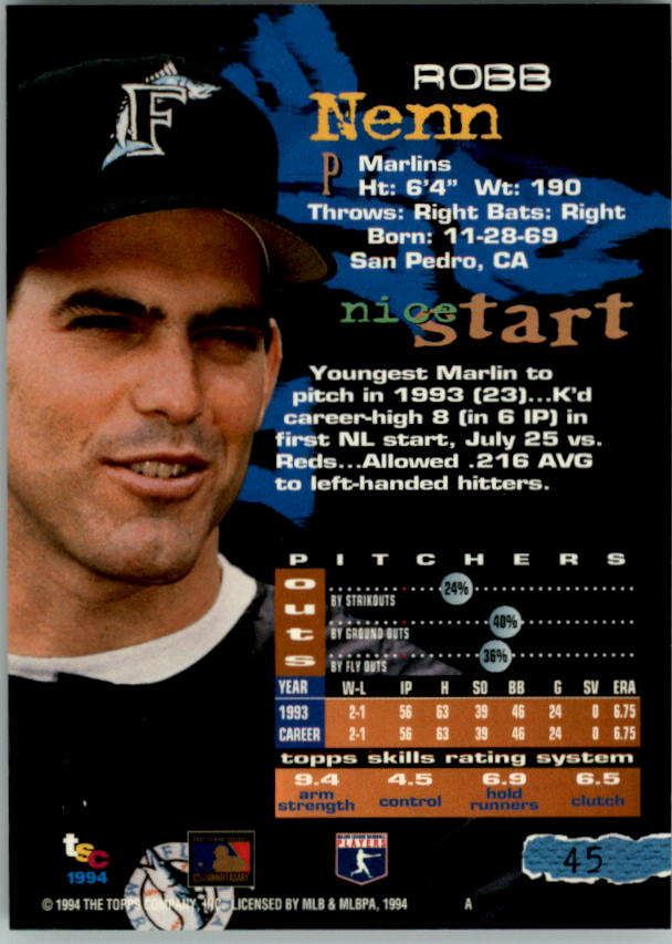 A1081- 1994 Stadium Club Golden Rainbow BB 1-250 -You Pick- 15+ FREE US SHIP - Picture 85 of 487