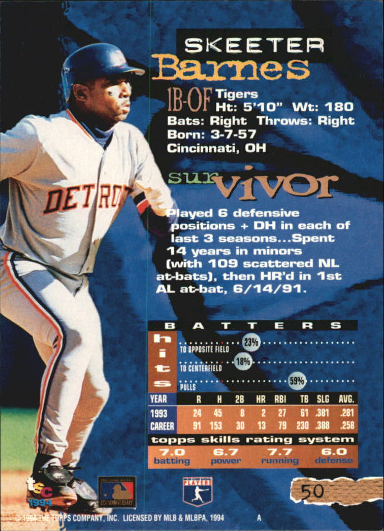 A1081- 1994 Stadium Club Golden Rainbow BB 1-250 -You Pick- 15+ FREE US SHIP - Picture 95 of 487