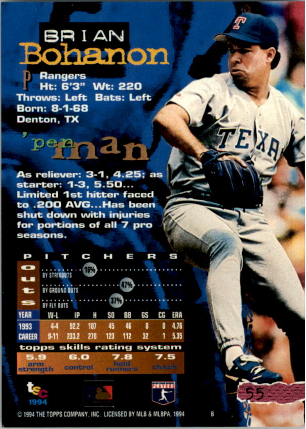 A1081- 1994 Stadium Club Golden Rainbow BB 1-250 -You Pick- 15+ FREE US SHIP - Picture 105 of 487