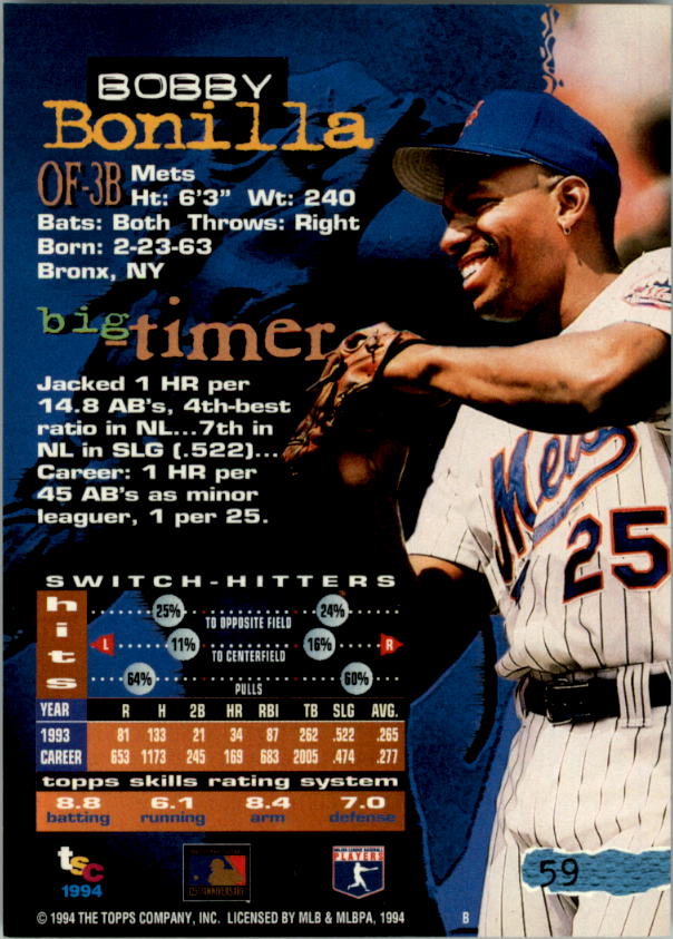 A1081- 1994 Stadium Club Golden Rainbow BB 1-250 -You Pick- 15+ FREE US SHIP - Picture 113 of 487