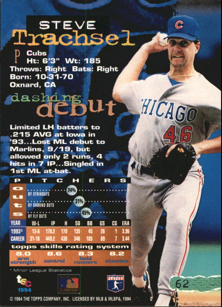 A1081- 1994 Stadium Club Golden Rainbow BB 1-250 -You Pick- 15+ FREE US SHIP - Picture 119 of 487