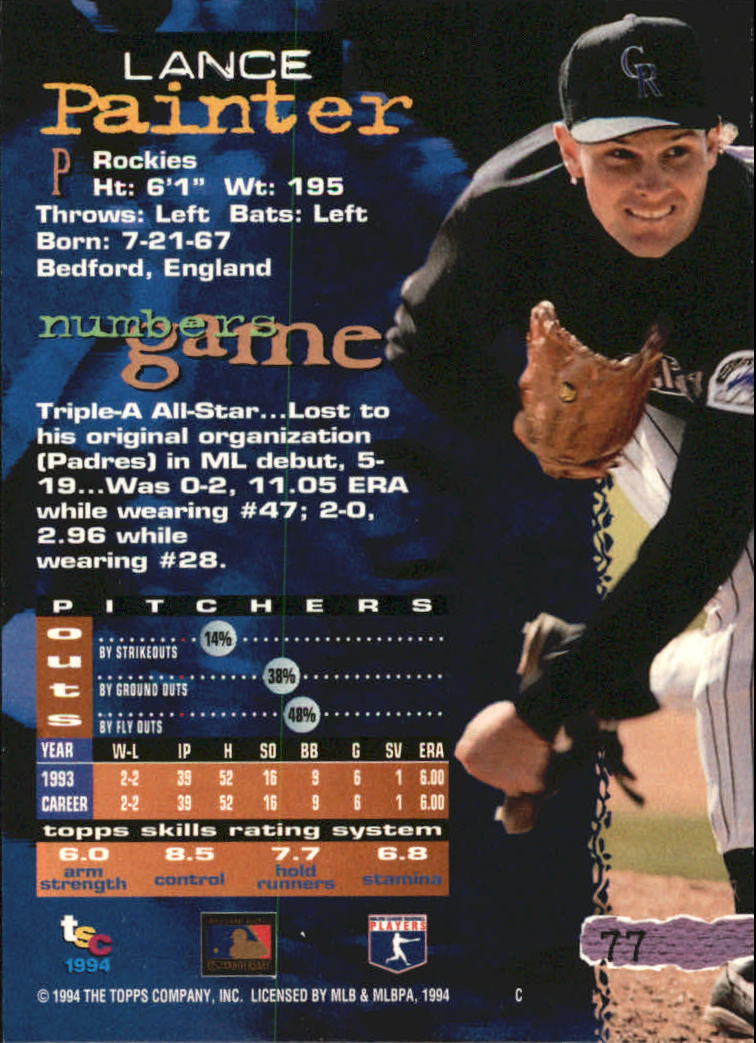 A1081- 1994 Stadium Club Golden Rainbow BB 1-250 -You Pick- 15+ FREE US SHIP - Picture 148 of 487