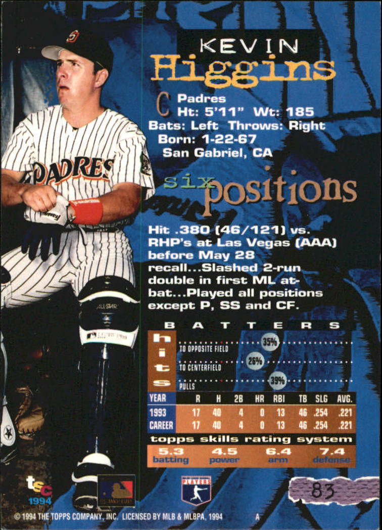 A1081- 1994 Stadium Club Golden Rainbow BB 1-250 -You Pick- 15+ FREE US SHIP - Picture 160 of 487