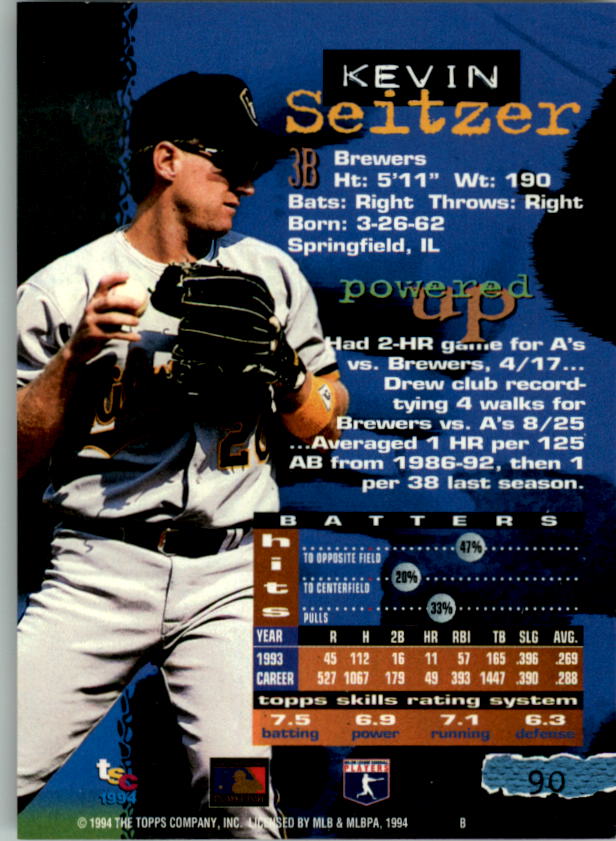 A1081- 1994 Stadium Club Golden Rainbow BB 1-250 -You Pick- 15+ FREE US SHIP - Picture 173 of 487