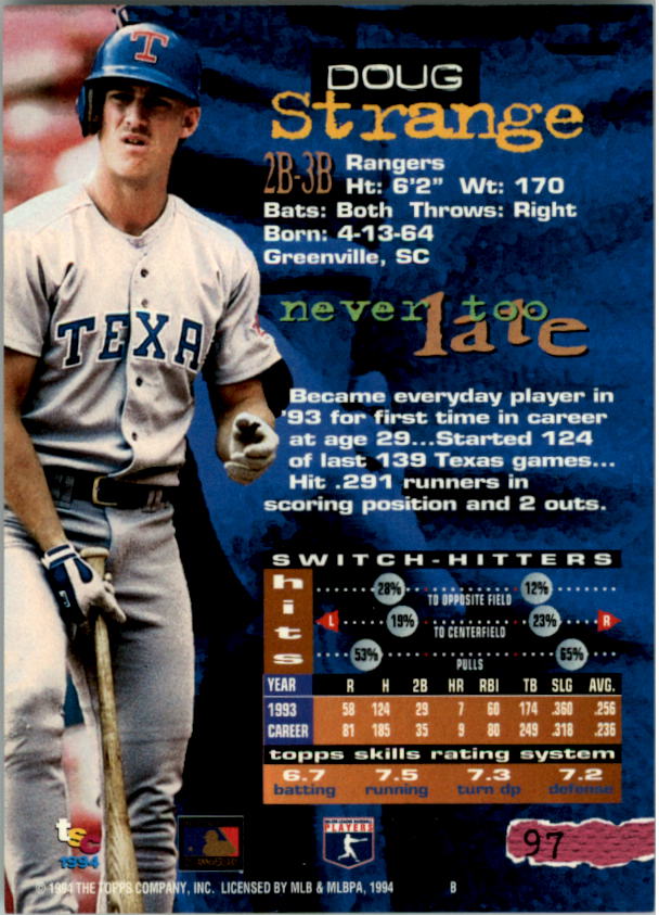 A1081- 1994 Stadium Club Golden Rainbow BB 1-250 -You Pick- 15+ FREE US SHIP - Picture 187 of 487