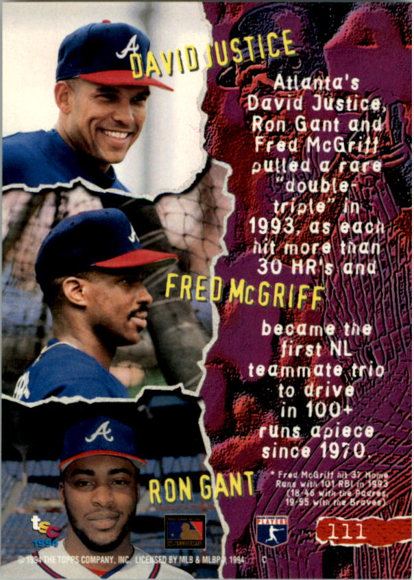 A1081- 1994 Stadium Club Golden Rainbow BB 1-250 -You Pick- 15+ FREE US SHIP - Picture 213 of 487
