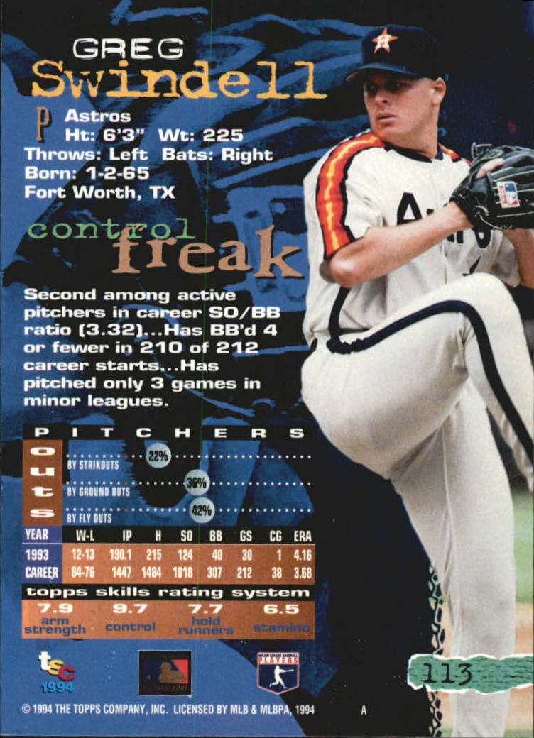 A1081- 1994 Stadium Club Golden Rainbow BB 1-250 -You Pick- 15+ FREE US SHIP - Picture 217 of 487
