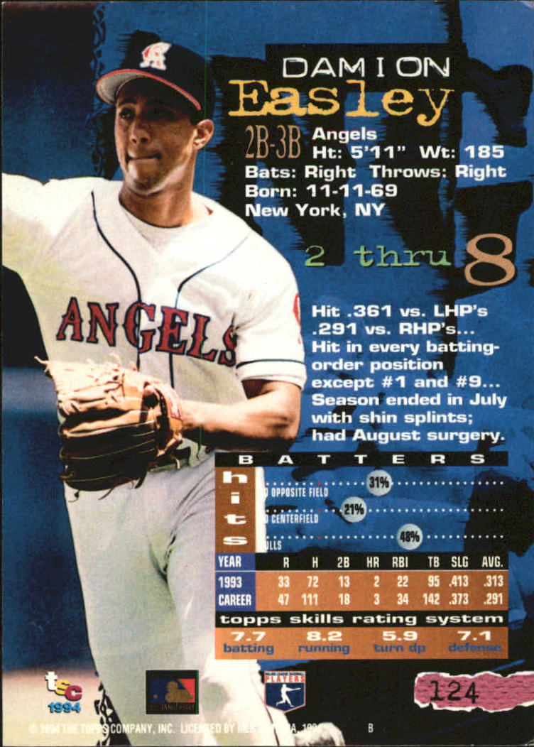 A1081- 1994 Stadium Club Golden Rainbow BB 1-250 -You Pick- 15+ FREE US SHIP - Picture 239 of 487