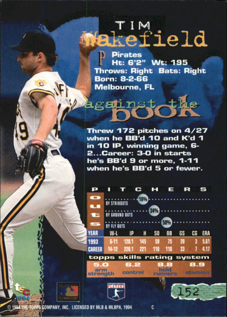 A1081- 1994 Stadium Club Golden Rainbow BB 1-250 -You Pick- 15+ FREE US SHIP - Picture 295 of 487
