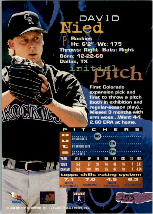 A1081- 1994 Stadium Club Golden Rainbow BB 1-250 -You Pick- 15+ FREE US SHIP - Picture 297 of 487