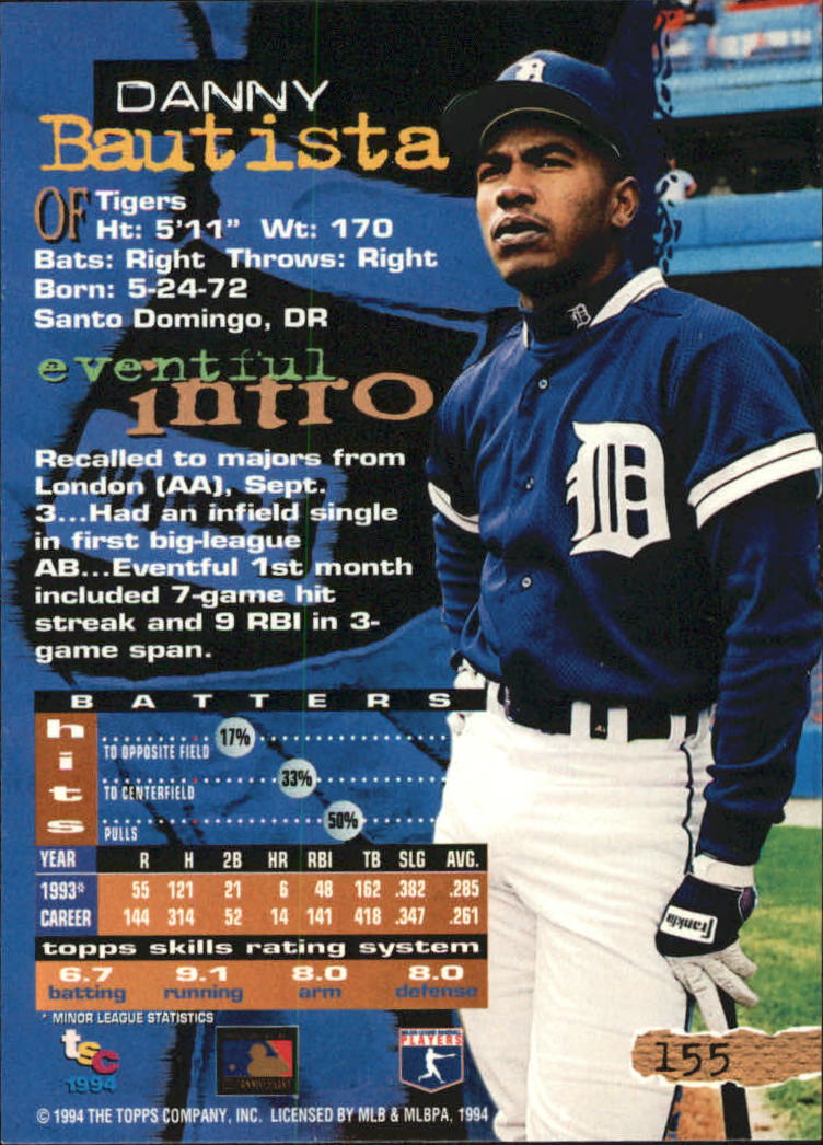 A1081- 1994 Stadium Club Golden Rainbow BB 1-250 -You Pick- 15+ FREE US SHIP - Picture 301 of 487