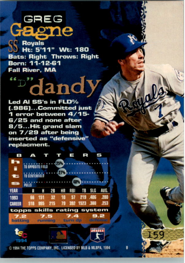 A1081- 1994 Stadium Club Golden Rainbow BB 1-250 -You Pick- 15+ FREE US SHIP - Picture 309 of 487