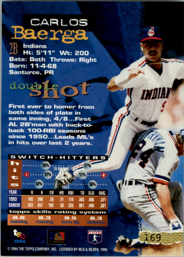 A1081- 1994 Stadium Club Golden Rainbow BB 1-250 -You Pick- 15+ FREE US SHIP - Picture 327 of 487