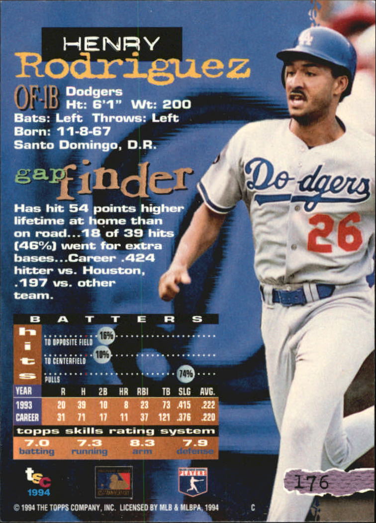 A1081- 1994 Stadium Club Golden Rainbow BB 1-250 -You Pick- 15+ FREE US SHIP - Picture 339 of 487