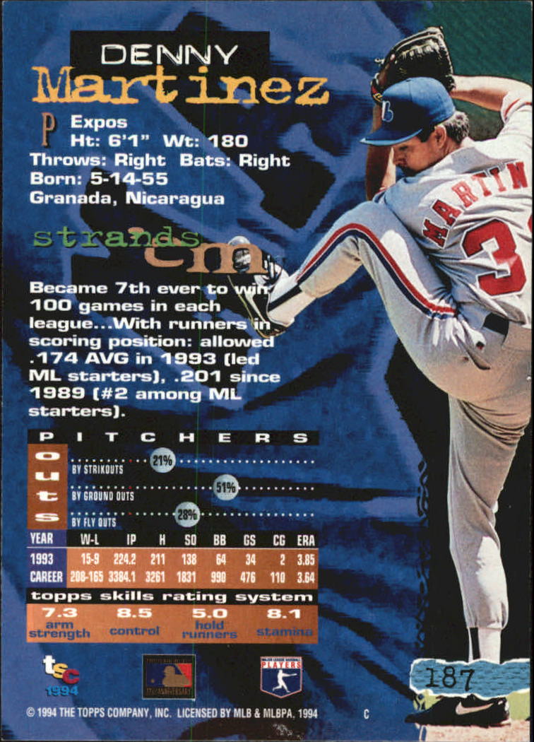 A1081- 1994 Stadium Club Golden Rainbow BB 1-250 -You Pick- 15+ FREE US SHIP - Picture 361 of 487