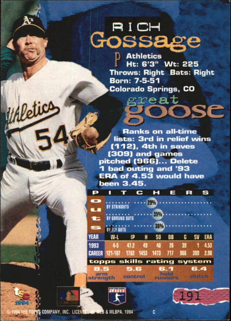 A1081- 1994 Stadium Club Golden Rainbow BB 1-250 -You Pick- 15+ FREE US SHIP - Picture 369 of 487