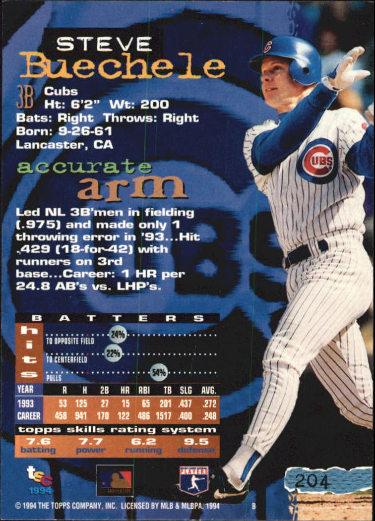 A1081- 1994 Stadium Club Golden Rainbow BB 1-250 -You Pick- 15+ FREE US SHIP - Picture 395 of 487