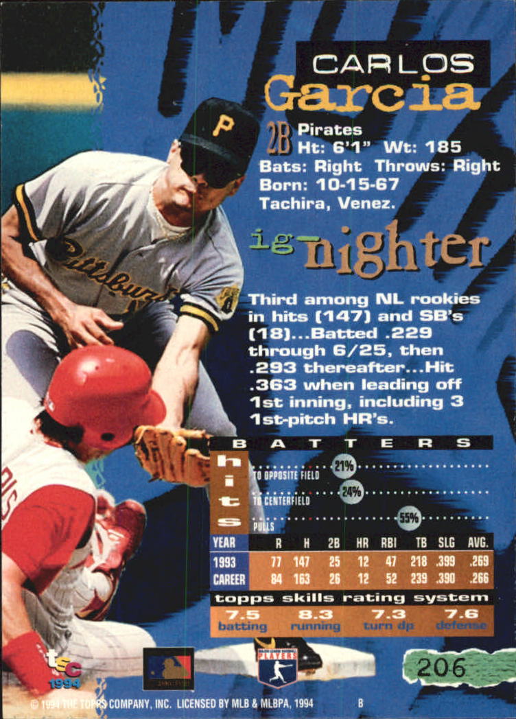 A1081- 1994 Stadium Club Golden Rainbow BB 1-250 -You Pick- 15+ FREE US SHIP - Picture 399 of 487