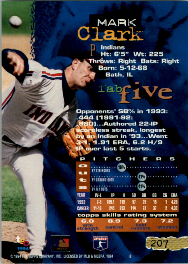 A1081- 1994 Stadium Club Golden Rainbow BB 1-250 -You Pick- 15+ FREE US SHIP - Picture 401 of 487