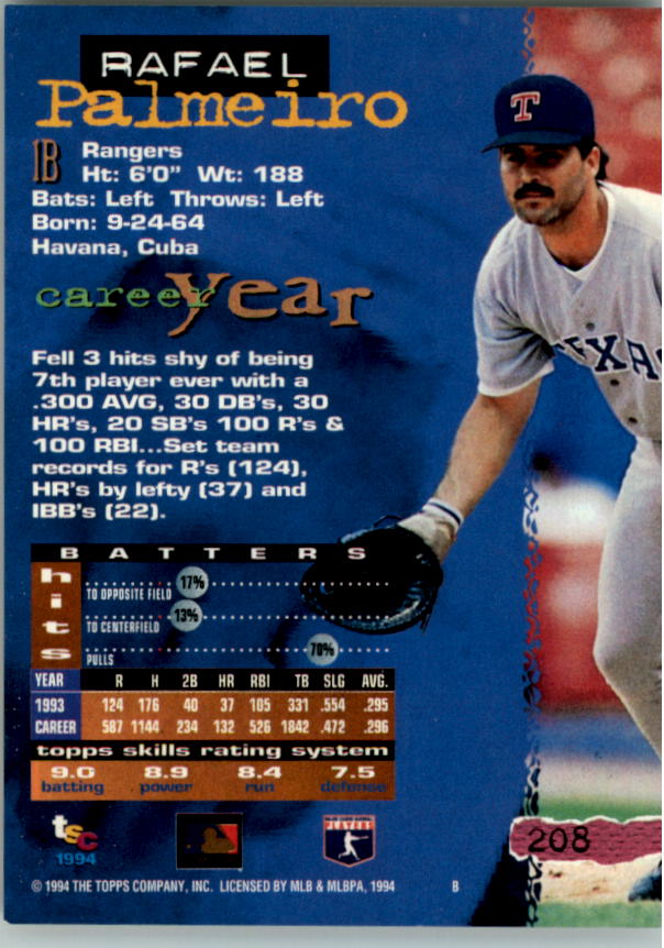 A1081- 1994 Stadium Club Golden Rainbow BB 1-250 -You Pick- 15+ FREE US SHIP - Picture 403 of 487