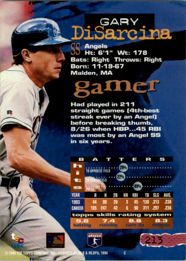 A1081- 1994 Stadium Club Golden Rainbow BB 1-250 -You Pick- 15+ FREE US SHIP - Picture 413 of 487