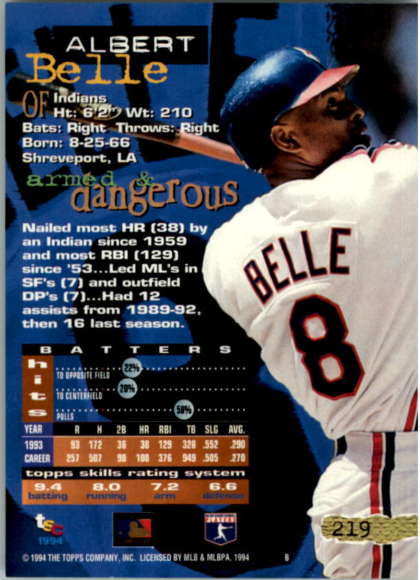 A1081- 1994 Stadium Club Golden Rainbow BB 1-250 -You Pick- 15+ FREE US SHIP - Picture 425 of 487