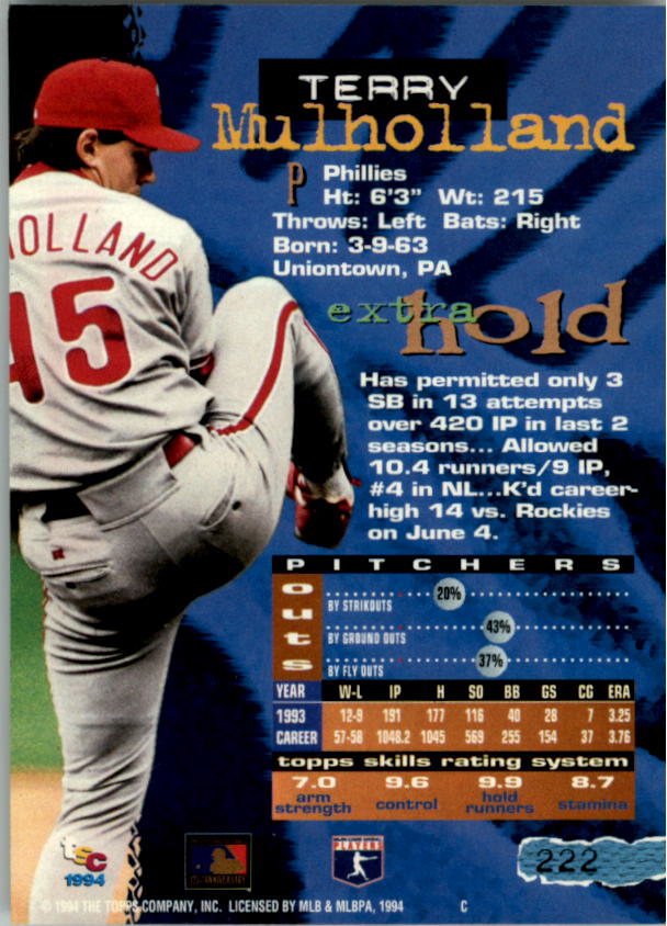A1081- 1994 Stadium Club Golden Rainbow BB 1-250 -You Pick- 15+ FREE US SHIP - Picture 431 of 487