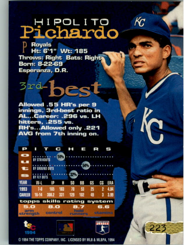 A1081- 1994 Stadium Club Golden Rainbow BB 1-250 -You Pick- 15+ FREE US SHIP - Picture 433 of 487