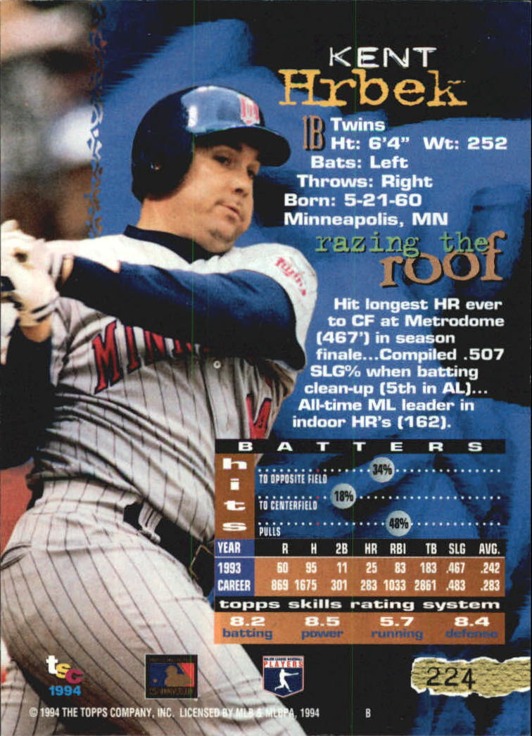 A1081- 1994 Stadium Club Golden Rainbow BB 1-250 -You Pick- 15+ FREE US SHIP - Picture 435 of 487