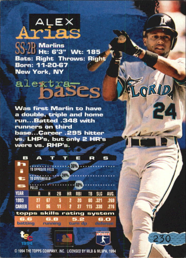 A1081- 1994 Stadium Club Golden Rainbow BB 1-250 -You Pick- 15+ FREE US SHIP - Picture 447 of 487