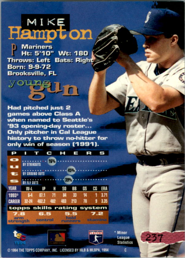 A1081- 1994 Stadium Club Golden Rainbow BB 1-250 -You Pick- 15+ FREE US SHIP - Picture 461 of 487