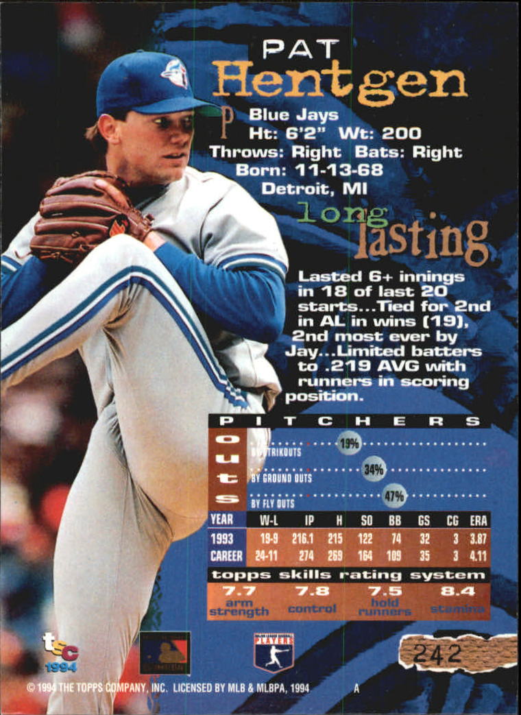 A1081- 1994 Stadium Club Golden Rainbow BB 1-250 -You Pick- 15+ FREE US SHIP - Picture 471 of 487