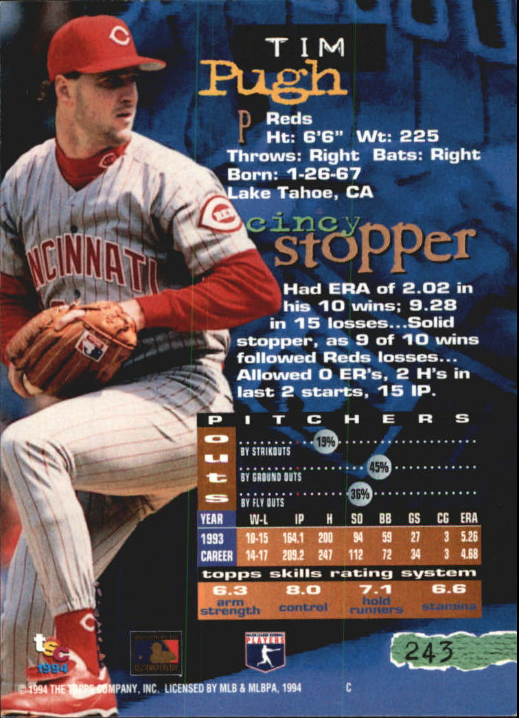 A1081- 1994 Stadium Club Golden Rainbow BB 1-250 -You Pick- 15+ FREE US SHIP - Picture 473 of 487