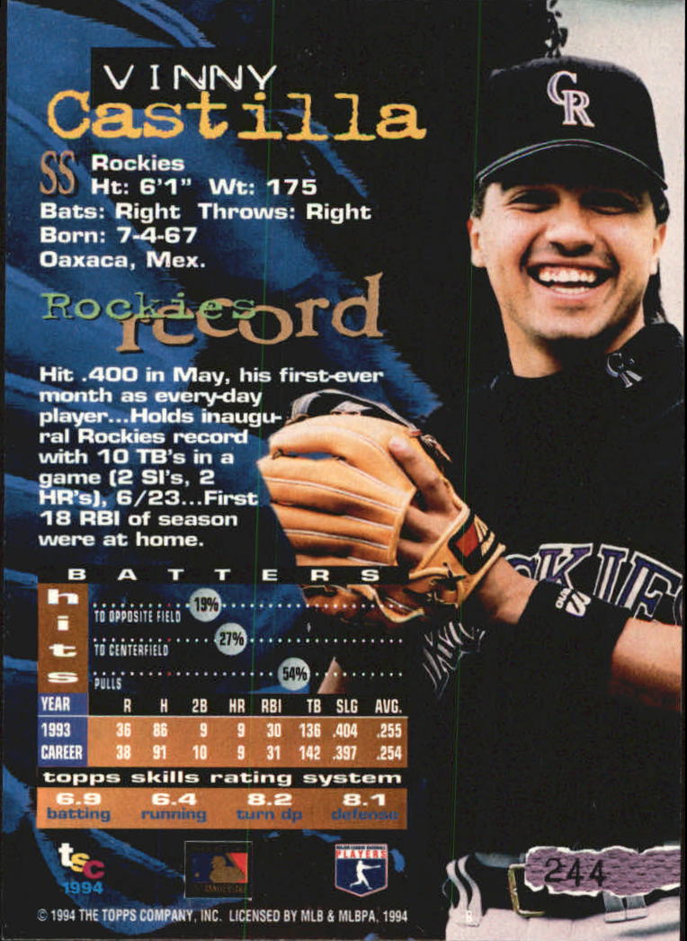 A1081- 1994 Stadium Club Golden Rainbow BB 1-250 -You Pick- 15+ FREE US SHIP - Picture 475 of 487