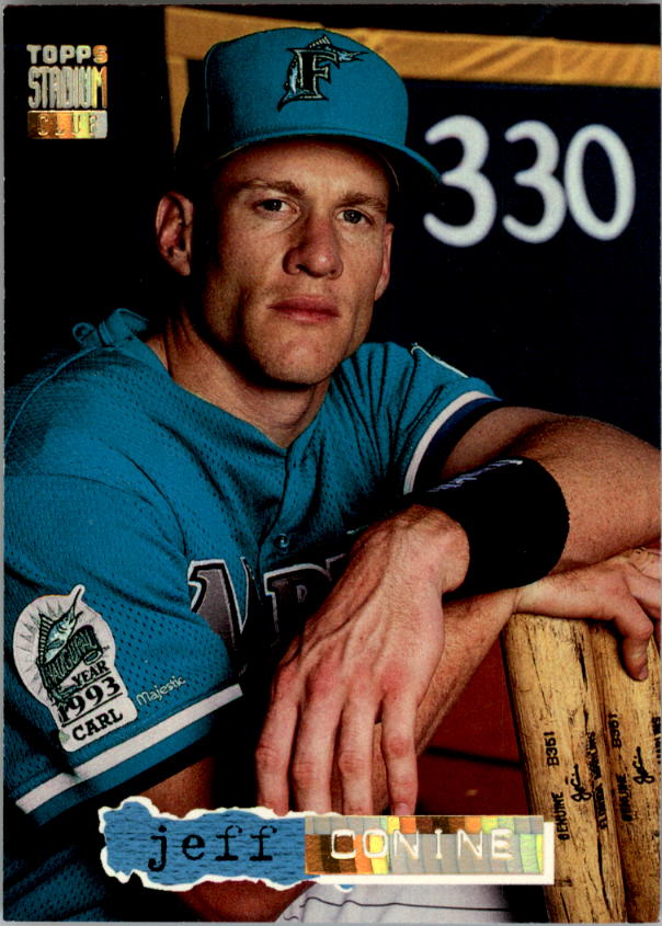  1991 Donruss Baseball Rookie Card #427 Jeff Conine