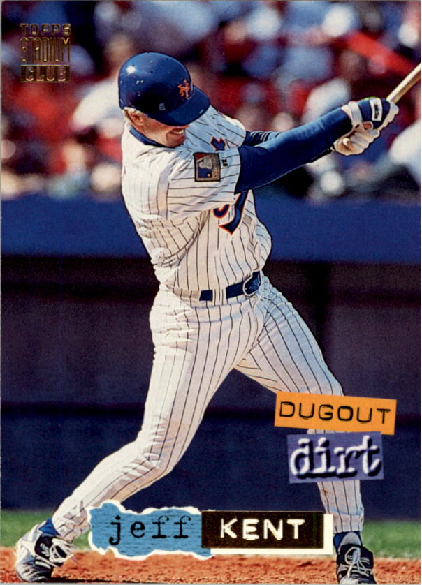 1994 Stadium Club Dugout Dirt #10 Jeff Kent