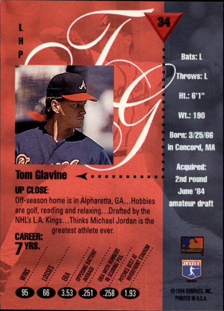 1994 Studio Baseball "Main Set" Cards #1 to #220 - Picture 69 of 441