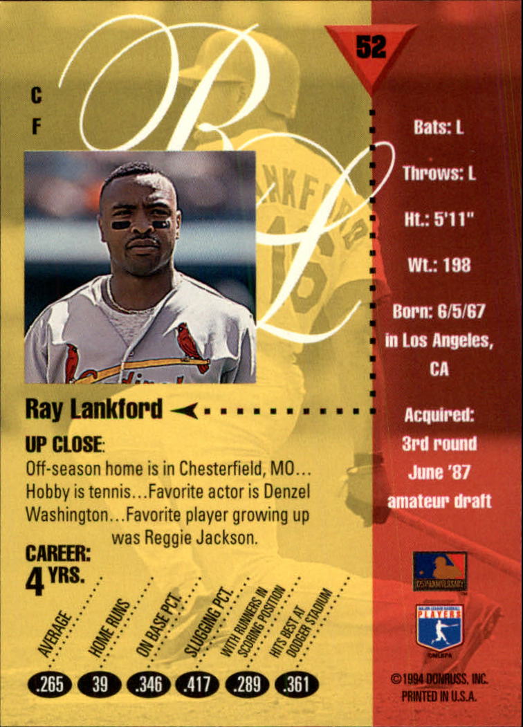 1994 Studio Baseball "Main Set" Cards #1 to #220 - Picture 105 of 441